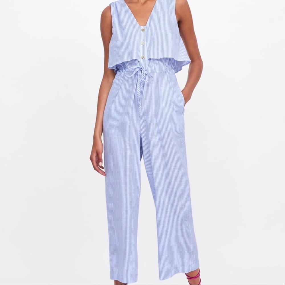 BOGO 🚨 Zara Stripped Jumpsuit